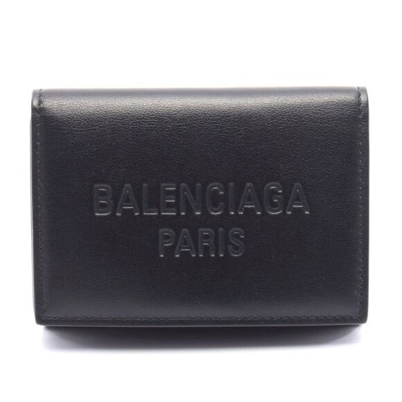 Balenciaga Leather Tri-Fold Wallet - Picture 1 of 6